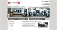Desktop Screenshot of elektroberger.de